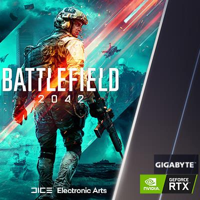 GIGABYTE 지포스 RTX 30 탑재 완제 PC 대상 배틀필드 2042 게임 증정 이벤트 진행!